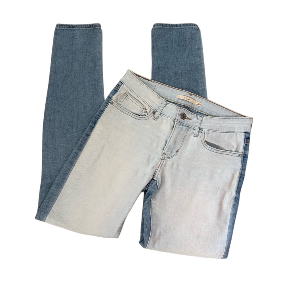 Levi’s 711 Two-Toned Skinny Jeans